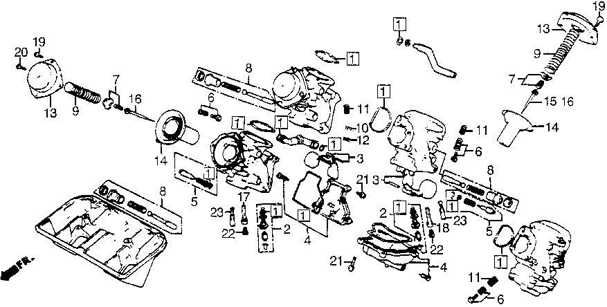 Carburetor schematic honda magna #2
