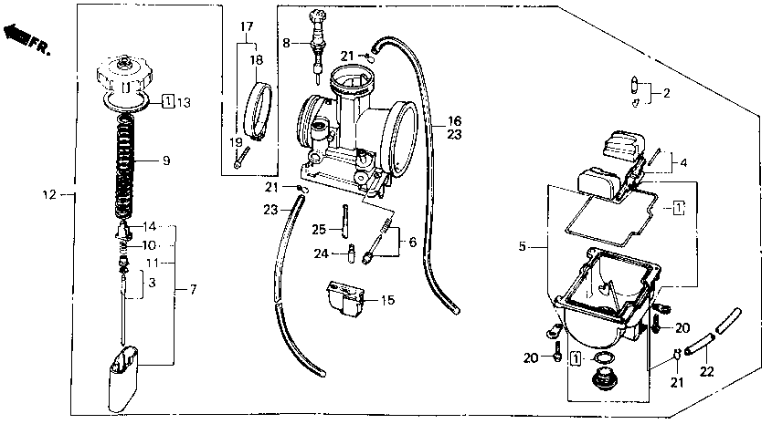 Honda Rebel 250 Carburetor Diagram - Hanenhuusholli