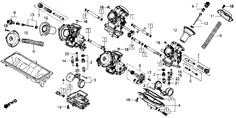 2003 Honda shadow spirit 750 carburetor diagram #1