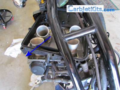 carburetor assembly removal